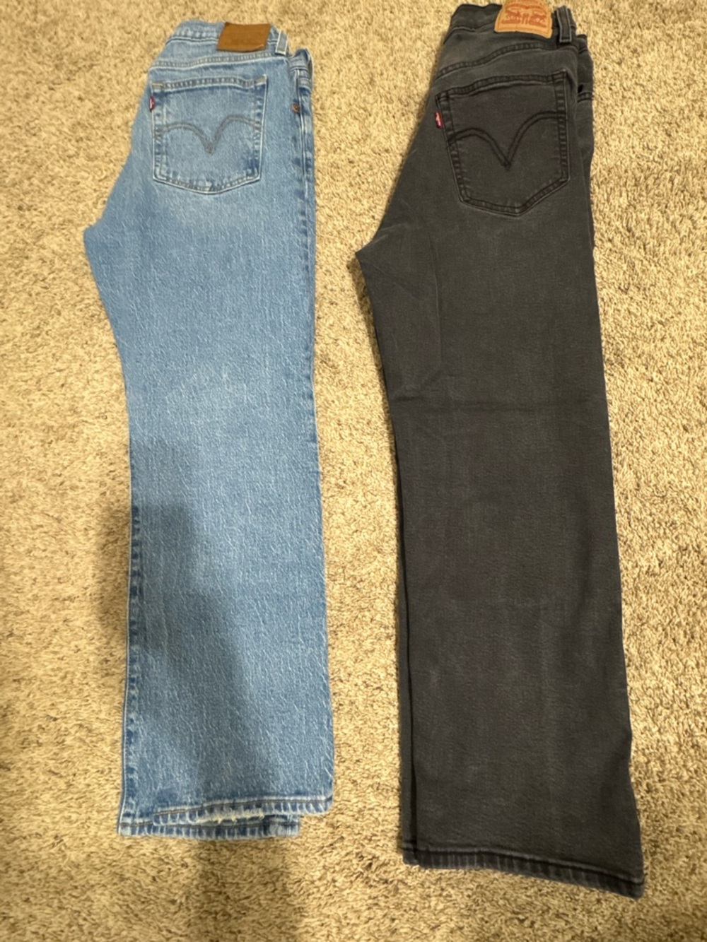 Levi's Two-Pack Jeans in Light Blue Denim and Black
